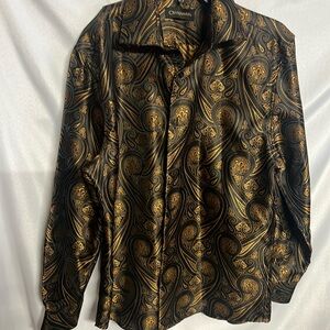 Men’s dress Shirt Large 100% polyester